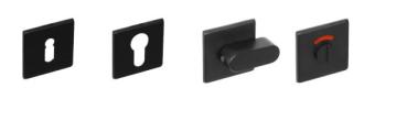 ProGriff TD-Edge auf Rosette–Edelstahl/Schwarz matt